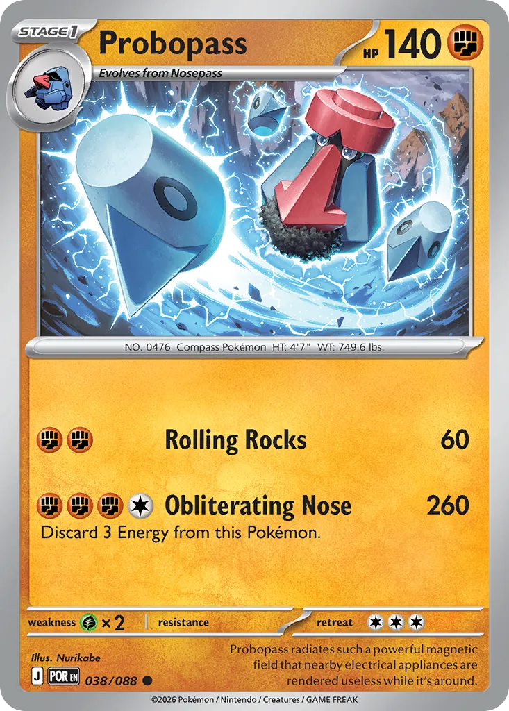 Probopass — ME03: Perfect Order — Pokémon