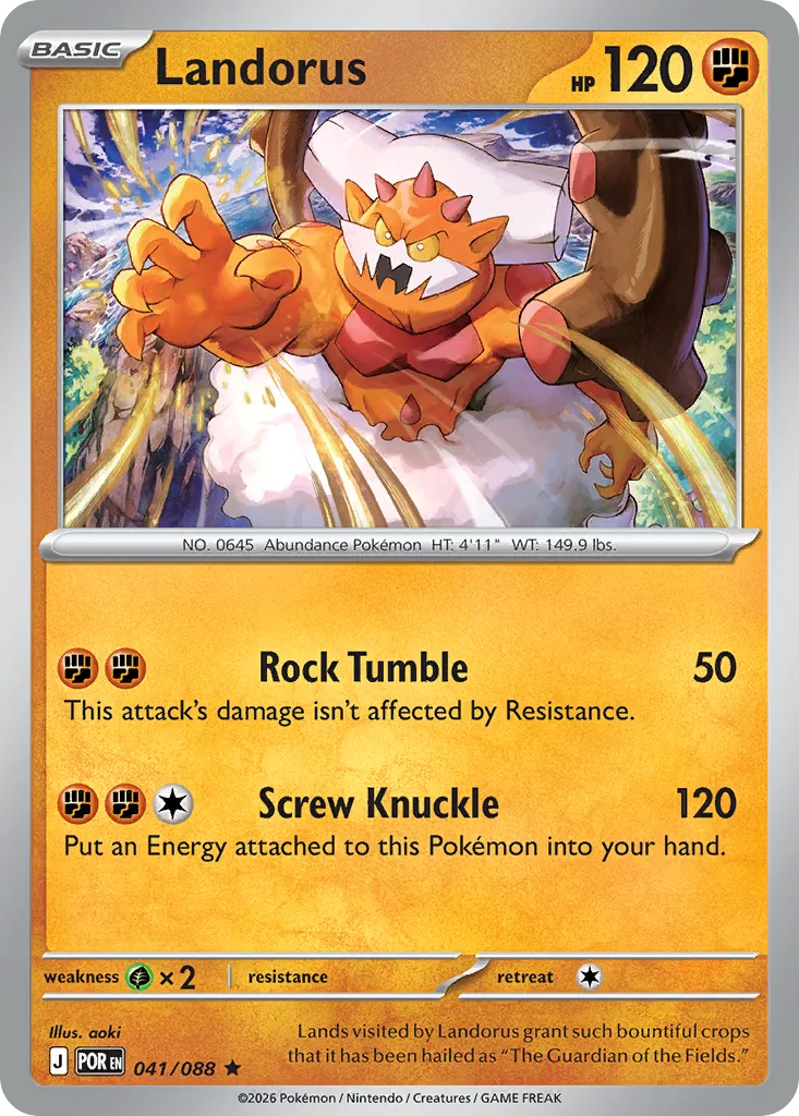 Landorus — ME03: Perfect Order — Pokémon