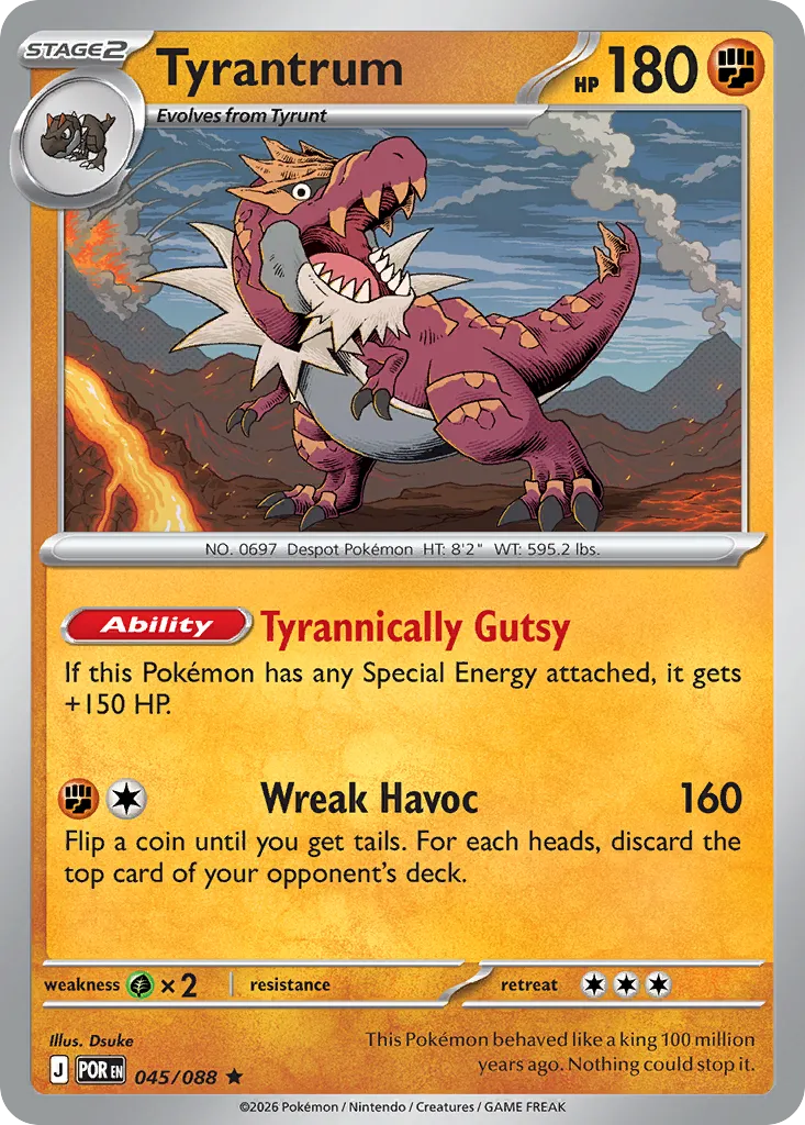Tyrantrum — ME03: Perfect Order — Pokémon