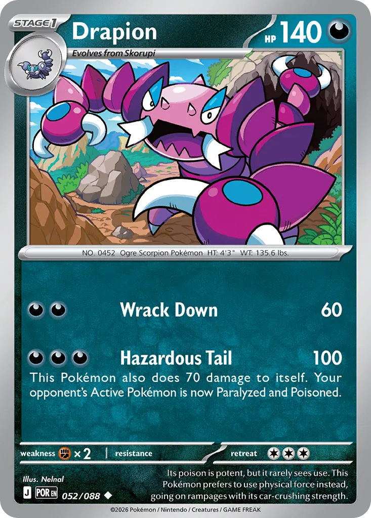 Drapion — ME03: Perfect Order — Pokémon
