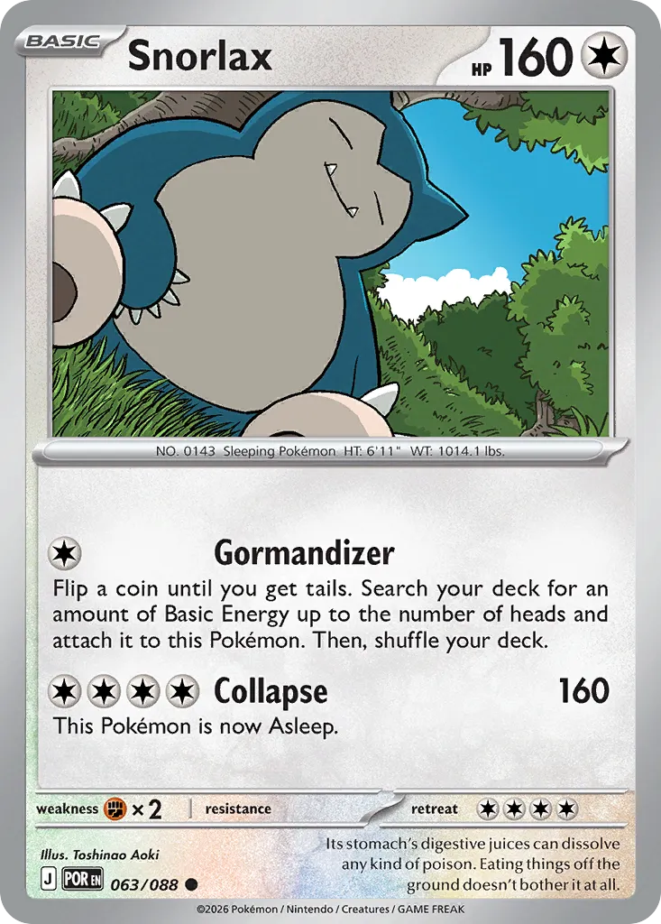 Ronflex — ME03: Perfect Order — Pokémon