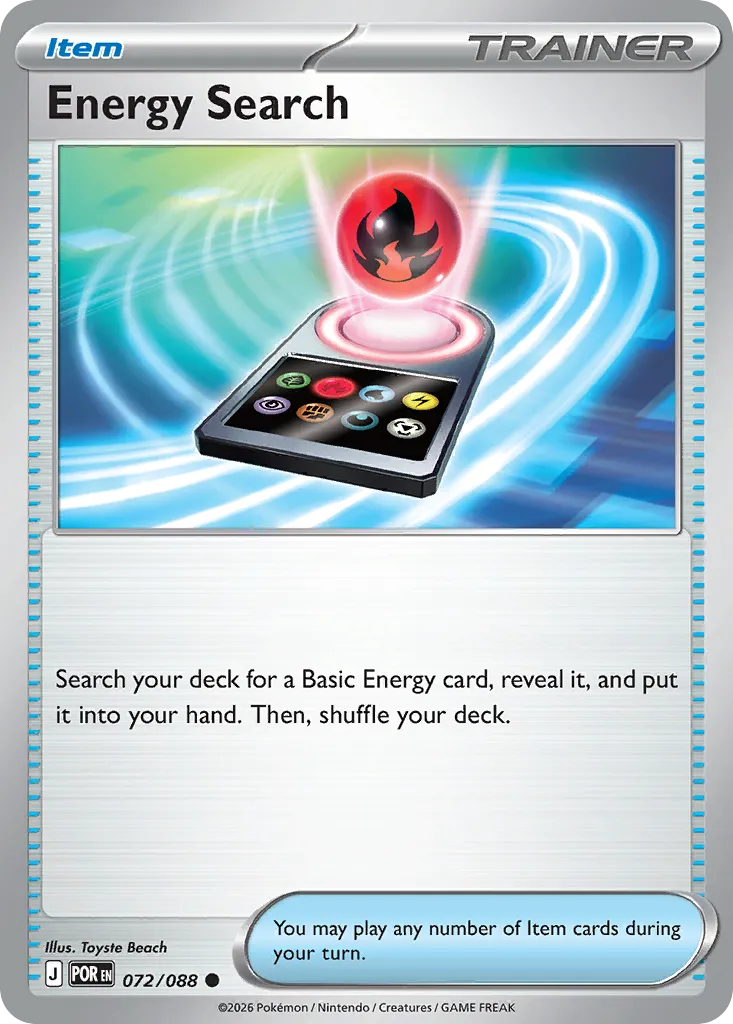 Energy Search — ME03: Perfect Order — Pokémon