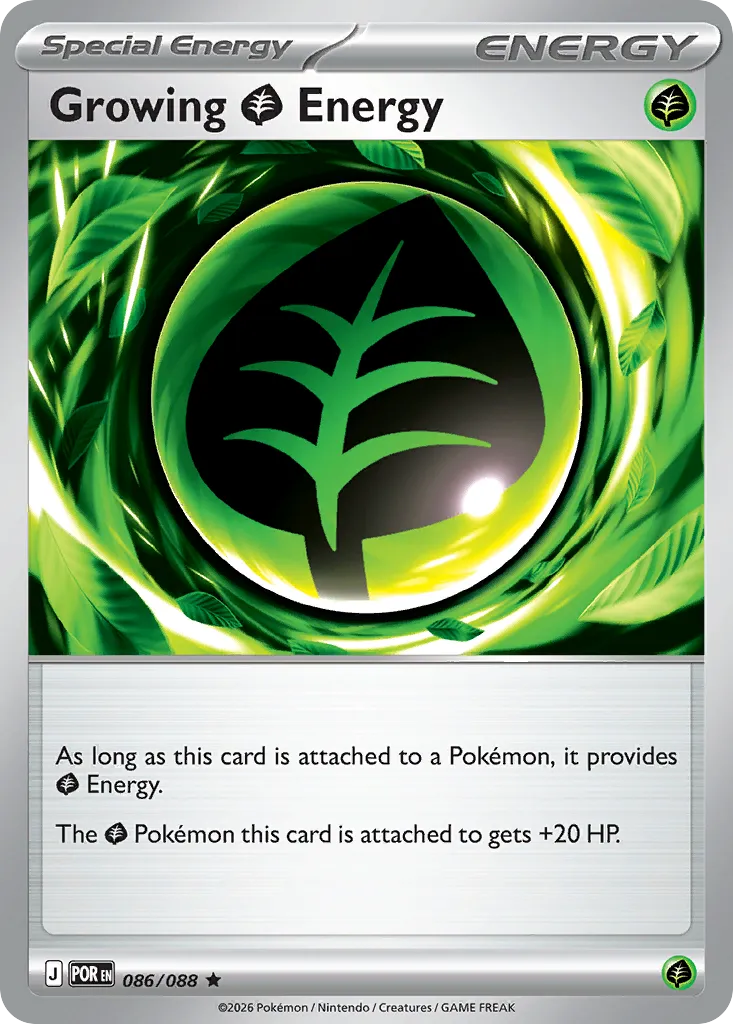 Growing Grass Energy — ME03: Perfect Order — Pokémon