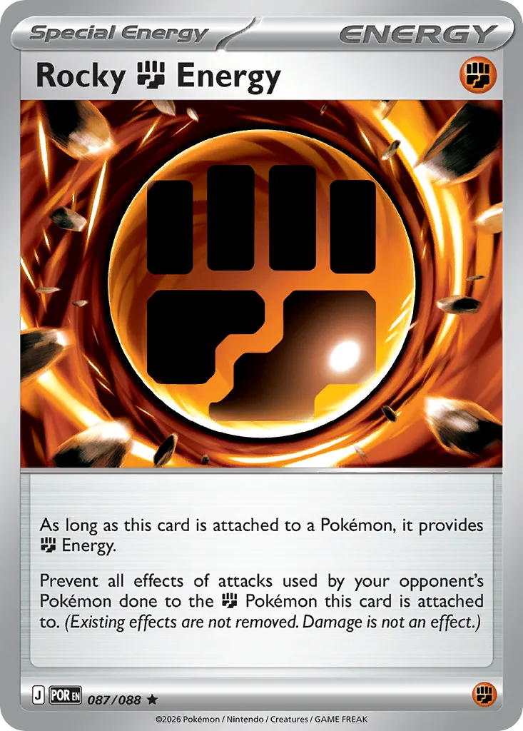 Rocky Fighting Energy — ME03: Perfect Order — Pokémon