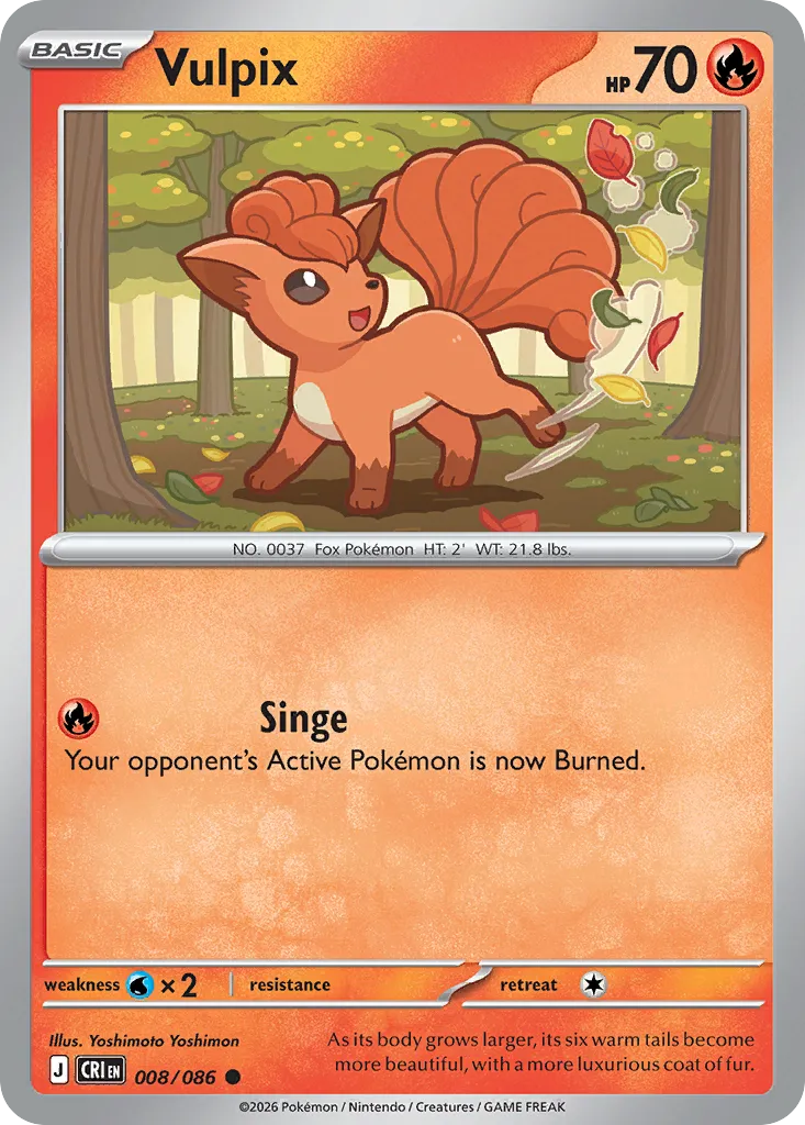 Vulpix — ME04: Chaos Rising — Pokémon