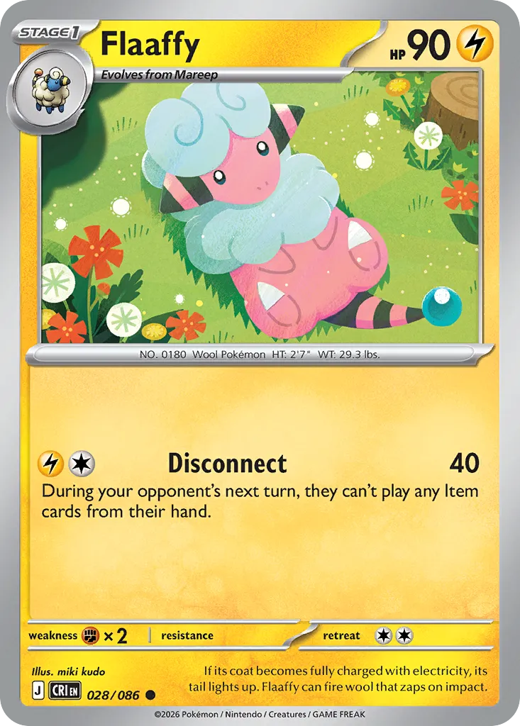 Flaaffy — ME04: Chaos Rising — Pokémon