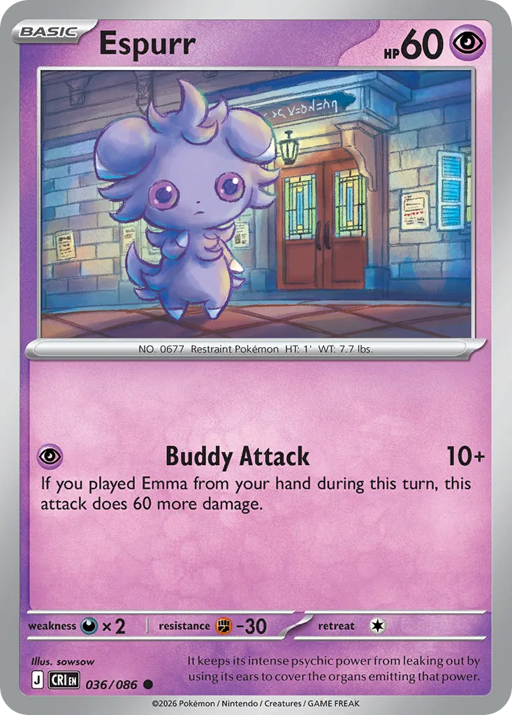 Espurr — ME04: Chaos Rising — Pokémon