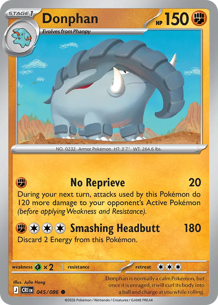 Donphan — ME04: Chaos Rising — Pokémon