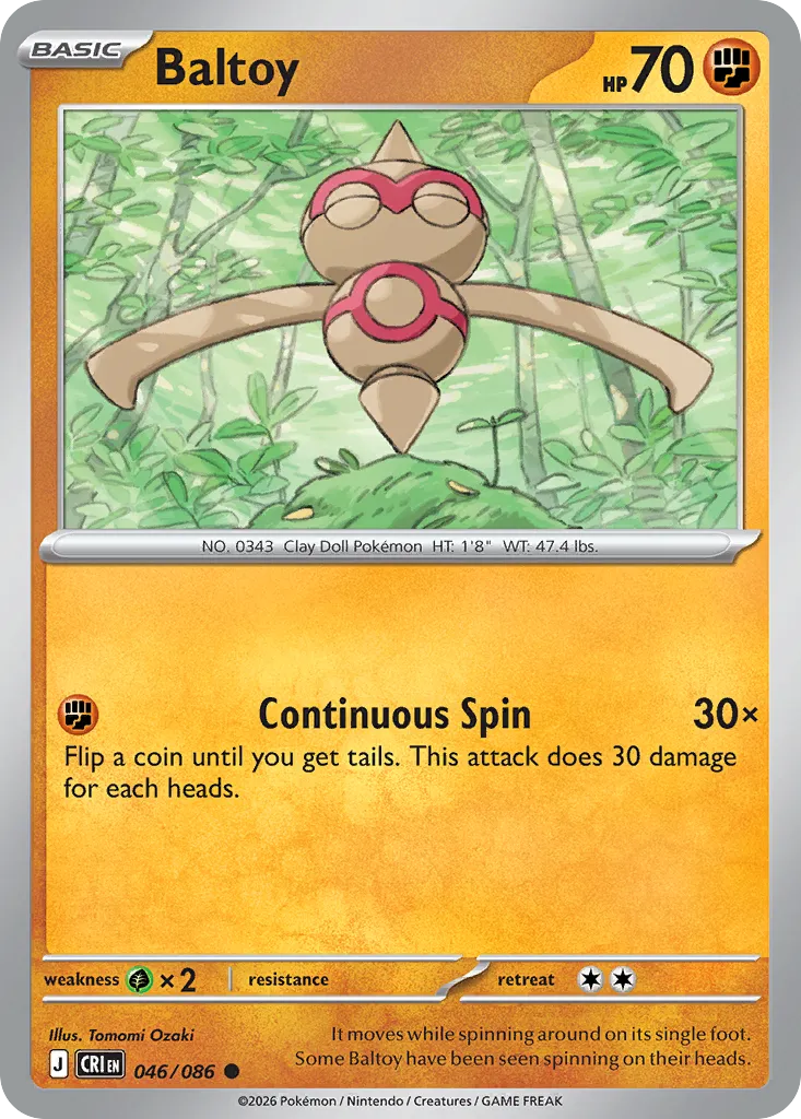 Baltoy from ME04: Chaos Rising - Pokemon