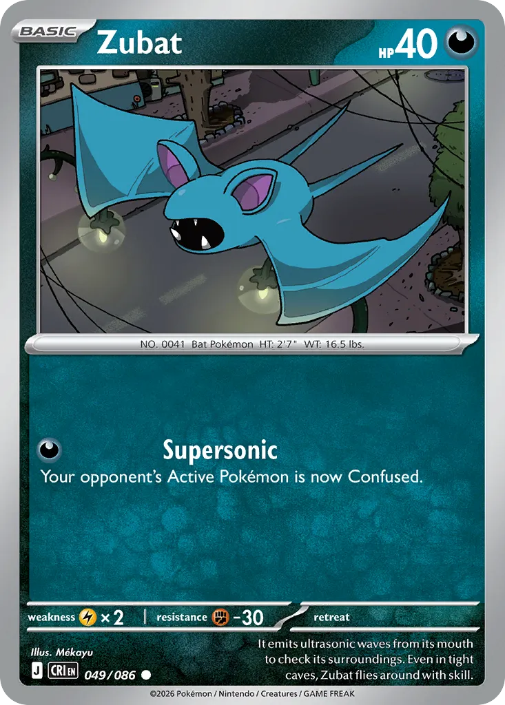 Zubat — ME04: Chaos Rising — Pokémon