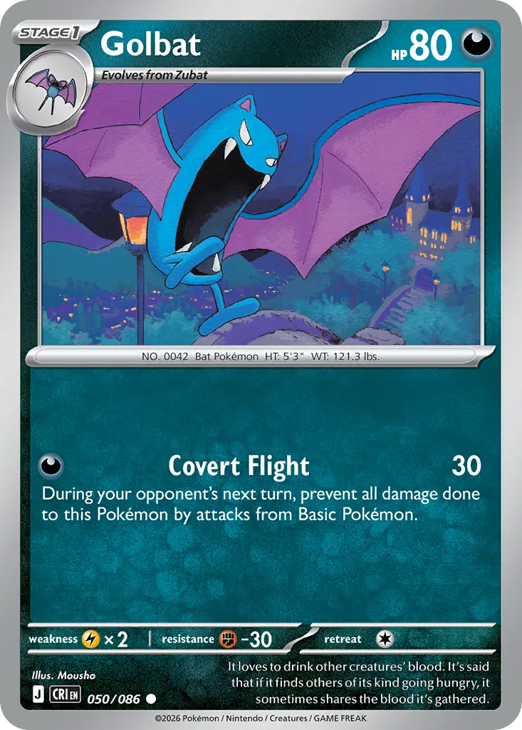 Nosferalto — ME04: Chaos Rising — Pokémon