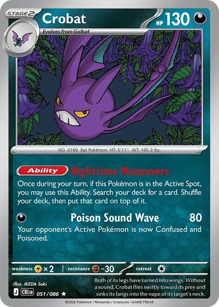 Crobat — ME04: Chaos Rising — Pokémon