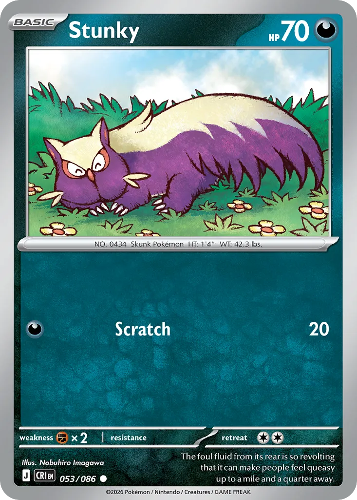 Stunky — ME04: Chaos Rising — Pokémon