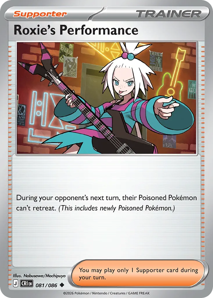 Roxie's Performance — ME04: Chaos Rising — Pokémon