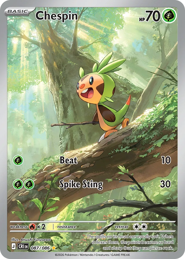 Chespin — ME04: Chaos Rising — Pokémon