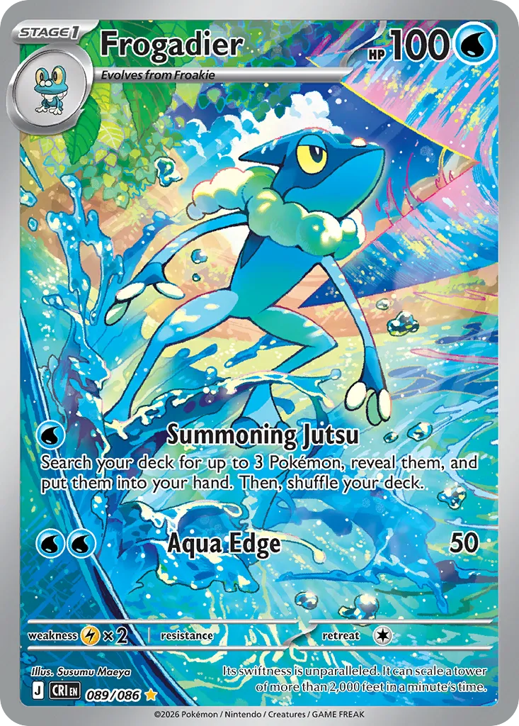 Frogadier — ME04: Chaos Rising — Pokémon