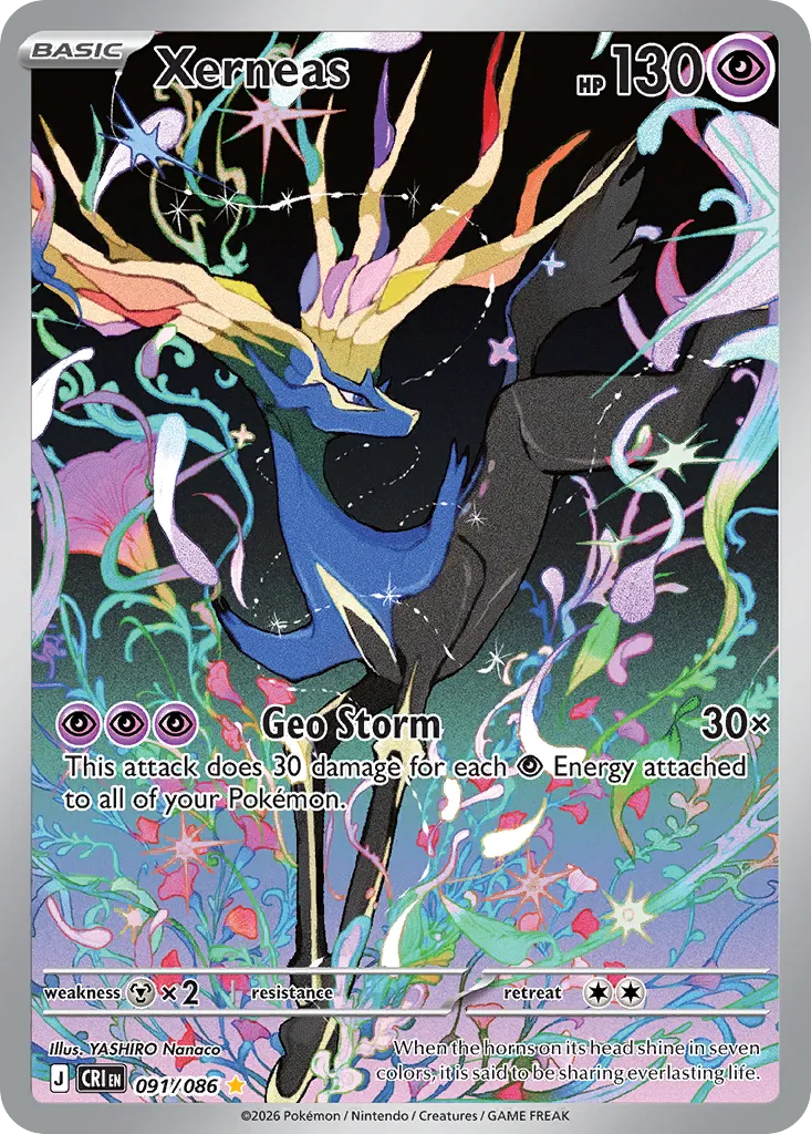 Xerneas — ME04: Chaos Rising — Pokémon