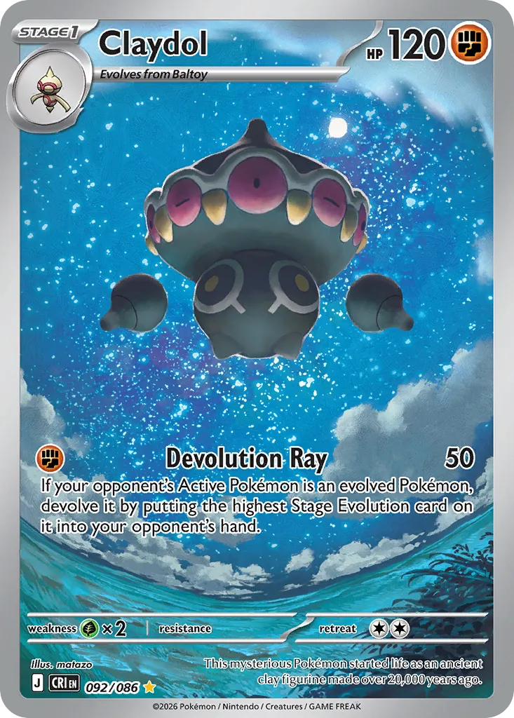 Claydol — ME04: Chaos Rising — Pokemon