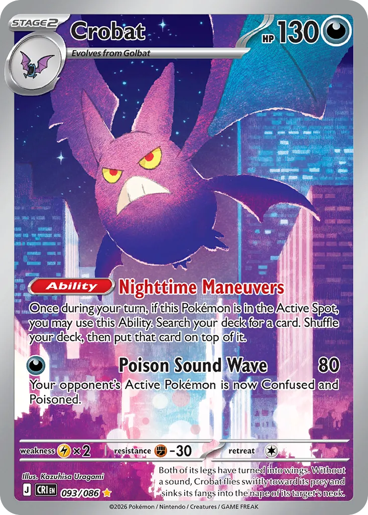 Crobat — ME04: Chaos Rising — Pokémon