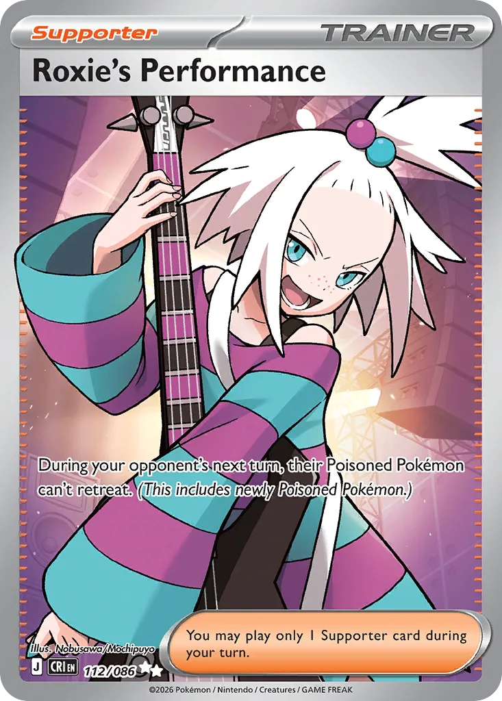 Roxie's Performance — ME04: Chaos Rising — Pokemon