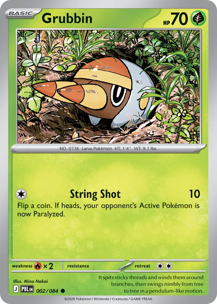 Grubbin — ME05: Pitch Black — Pokémon