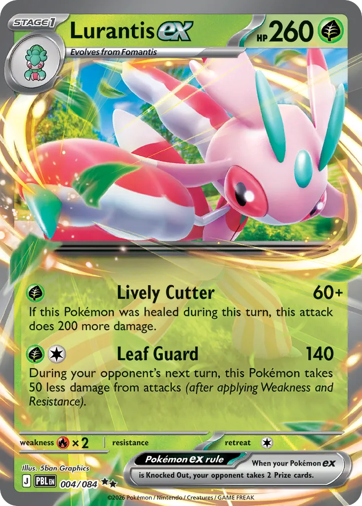Lurantis ex — ME05: Pitch Black — Pokémon