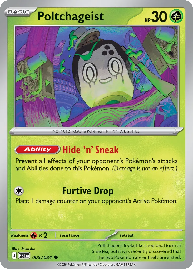 Poltchageist — ME05: Pitch Black — Pokémon