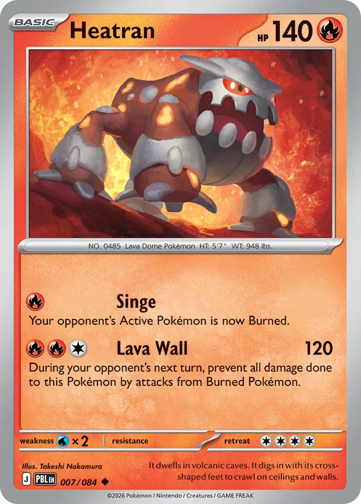 Heatran — ME05: Pitch Black — Pokémon