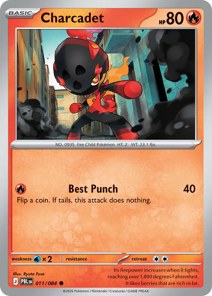 Charcadet — ME05: Pitch Black — Pokémon