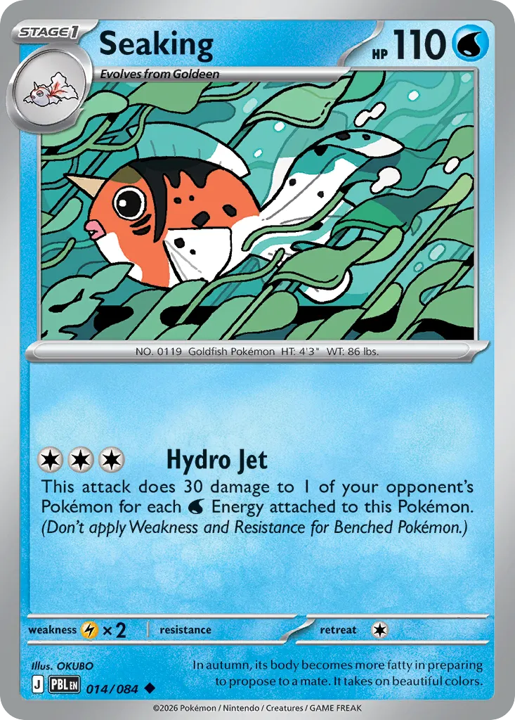 Seaking — ME05: Pitch Black — Pokémon
