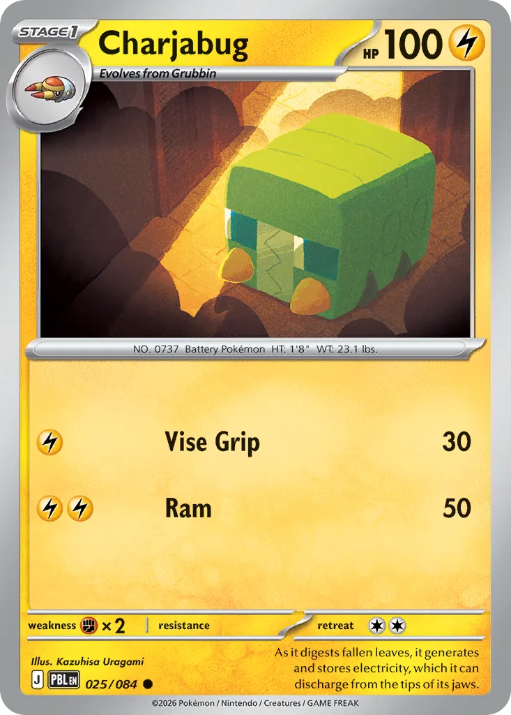 Charjabug — ME05: Pitch Black — Pokémon