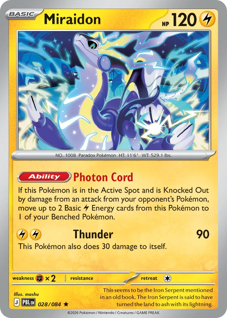 Miraidon — ME05: Pitch Black — Pokémon