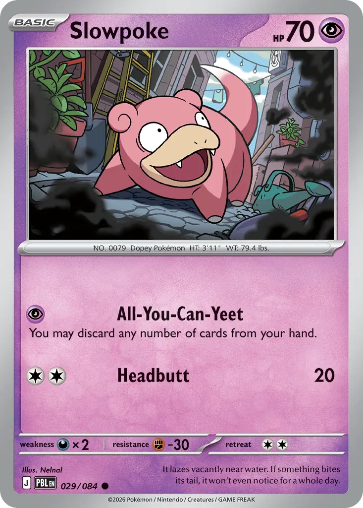 Slowpoke — ME05: Pitch Black — Pokémon