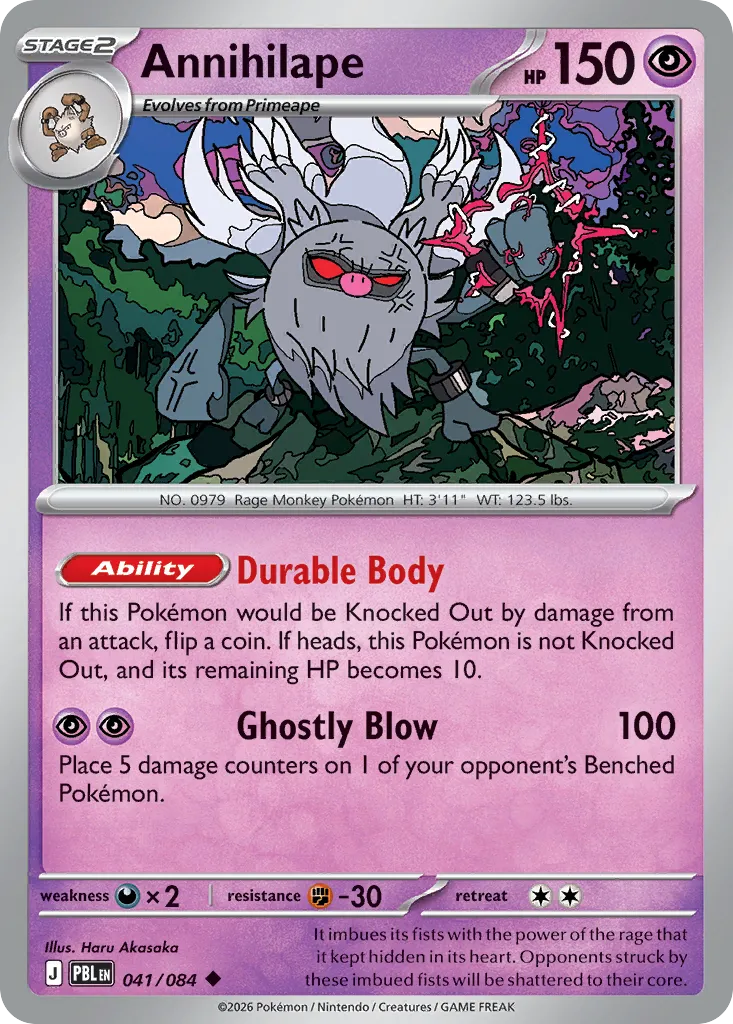 Annihilape — ME05: Pitch Black — Pokémon