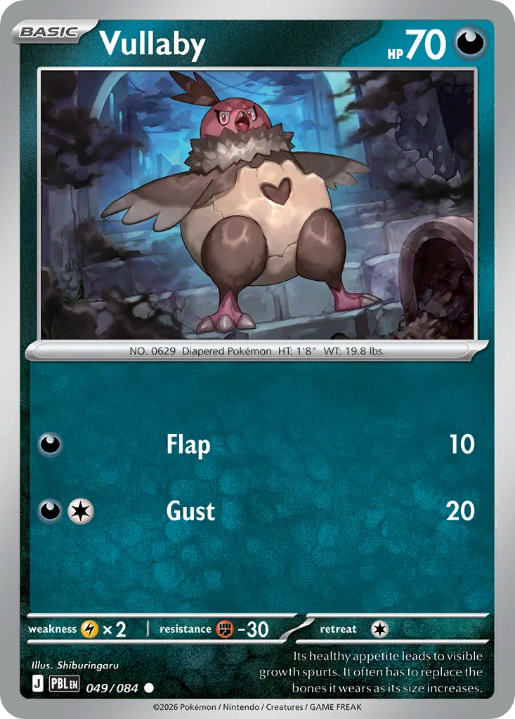 Vullaby — ME05: Pitch Black — Pokémon