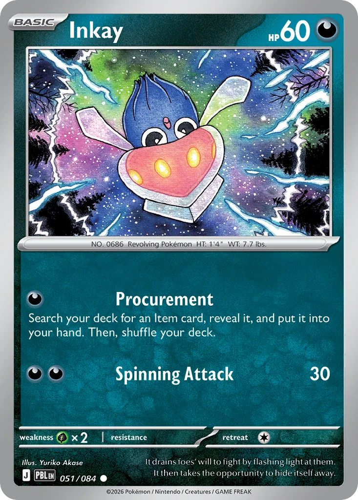 Inkay — ME05: Pitch Black — Pokémon