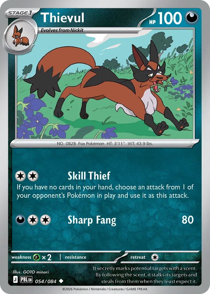 Thievul — ME05: Pitch Black — Pokémon
