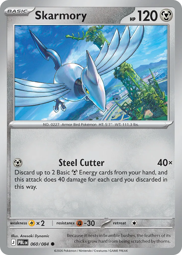 Skarmory — ME05: Pitch Black — Pokémon