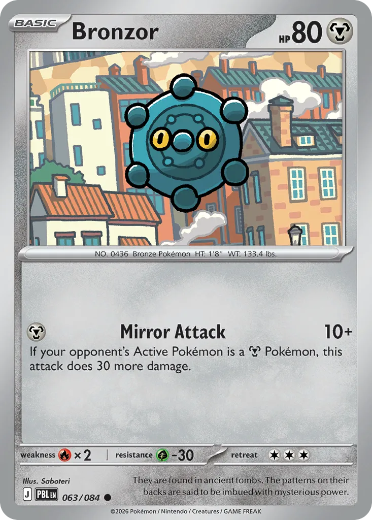 Bronzor — ME05: Pitch Black — Pokémon