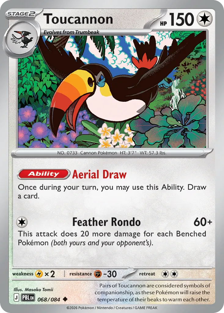Toucannon — ME05: Pitch Black — Pokémon