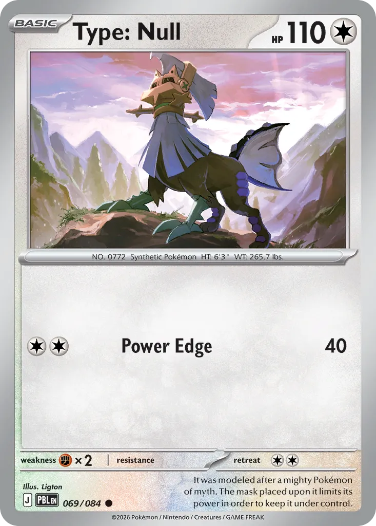 Type: Null — ME05: Pitch Black — Pokémon