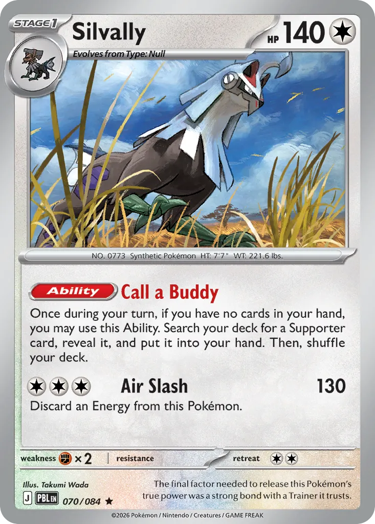 Silvally — ME05: Pitch Black — Pokémon