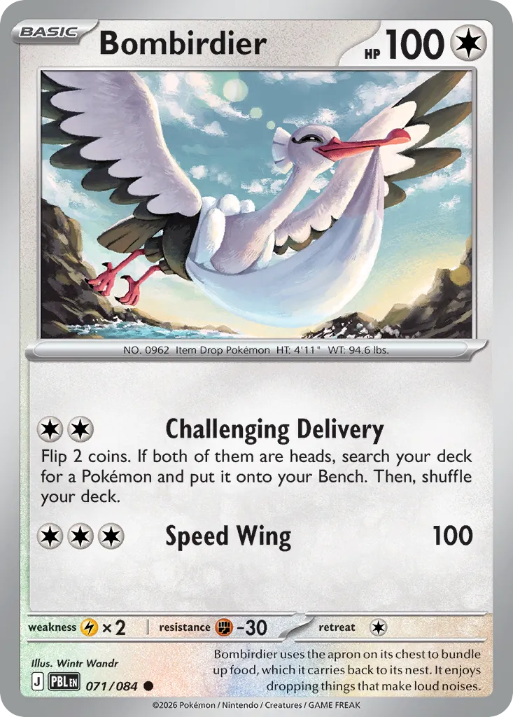 Bombirdier — ME05: Pitch Black — Pokémon