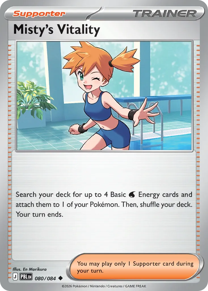 Misty's Vitality — ME05: Pitch Black — Pokémon