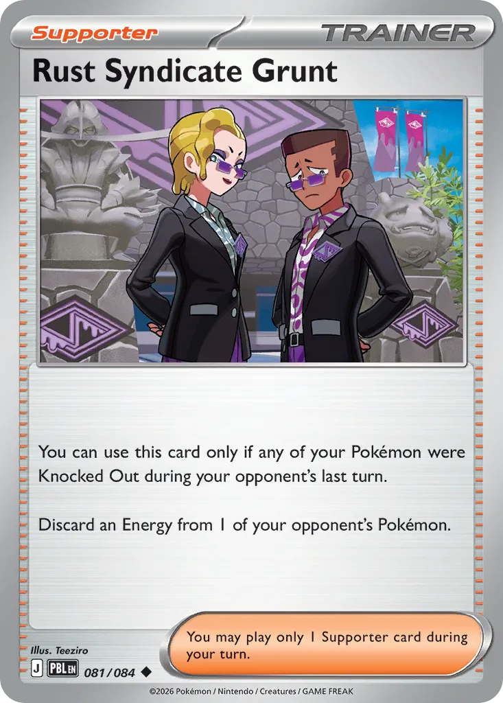 Rust Syndicate Grunt — ME05: Pitch Black — Pokémon