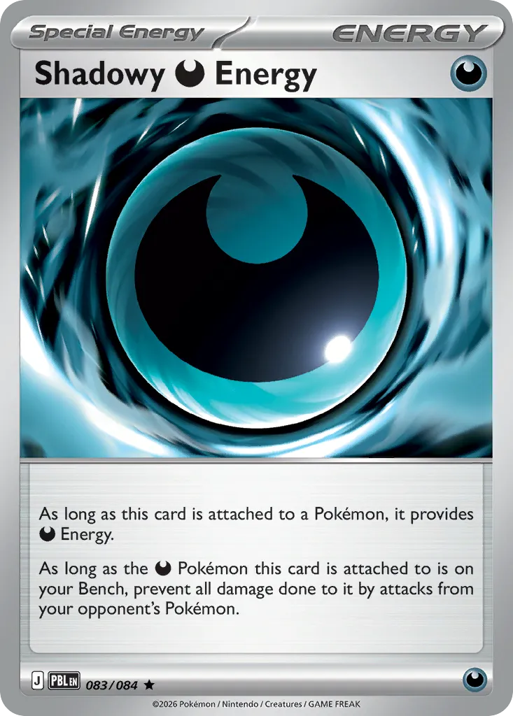 Shadowy Darkness Energy — ME05: Pitch Black — Pokémon
