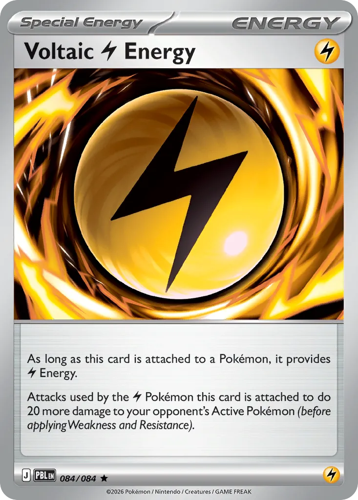 Voltaic Lightning Energy — ME05: Pitch Black — Pokémon