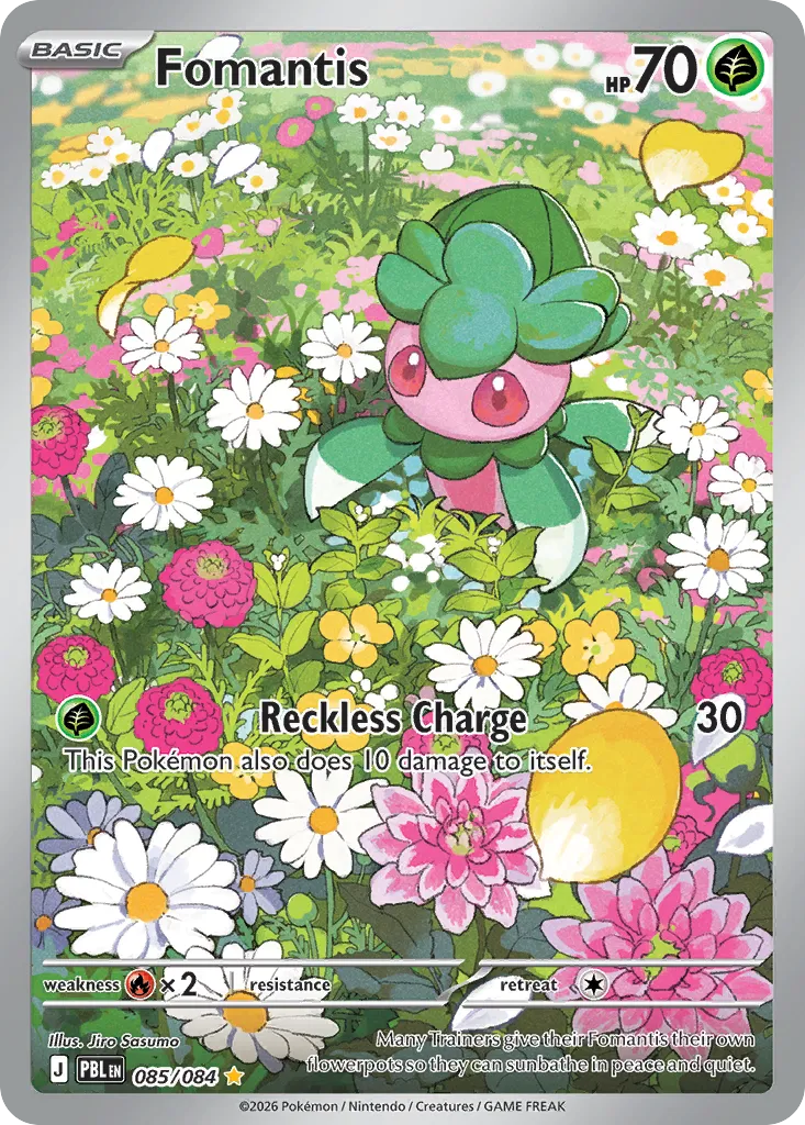 Fomantis — ME05: Pitch Black — Pokémon