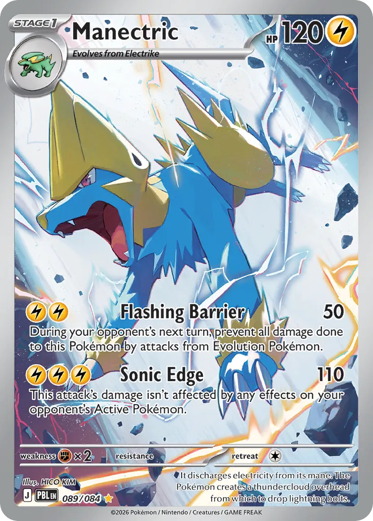 Manectric — ME05: Pitch Black — Pokémon