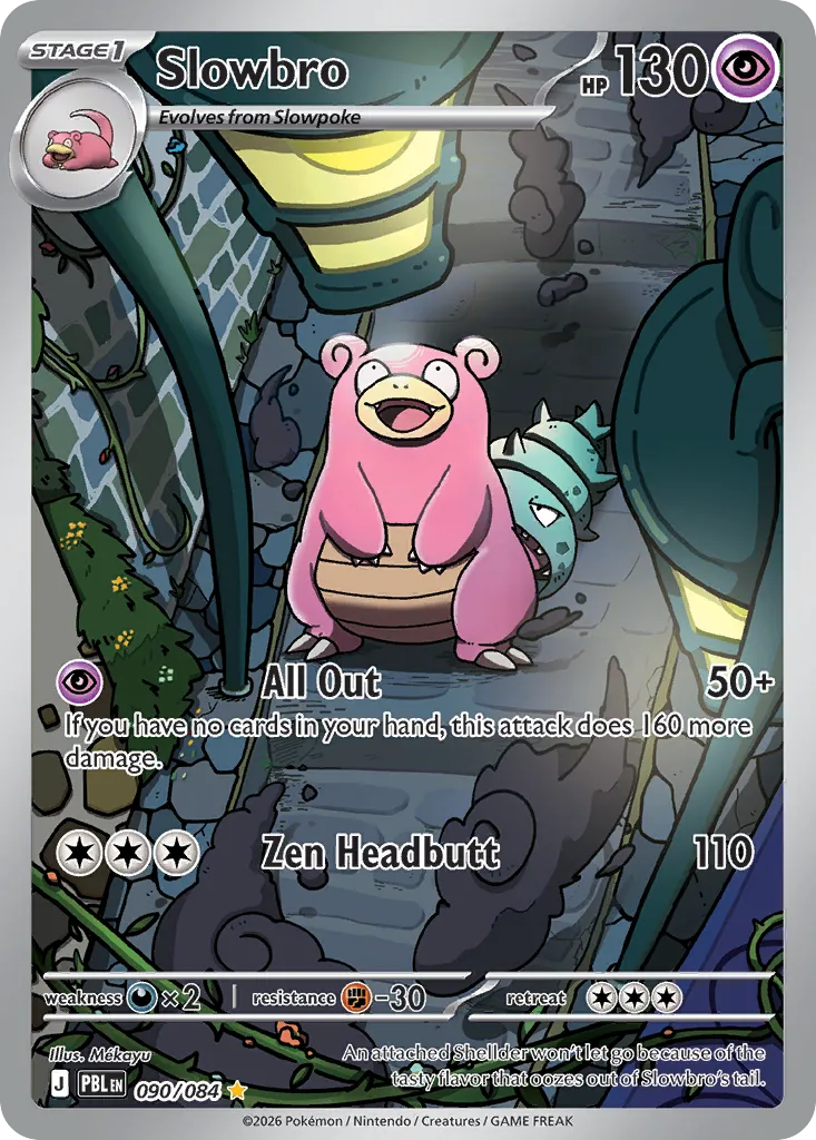 Slowbro — ME05: Pitch Black — Pokémon